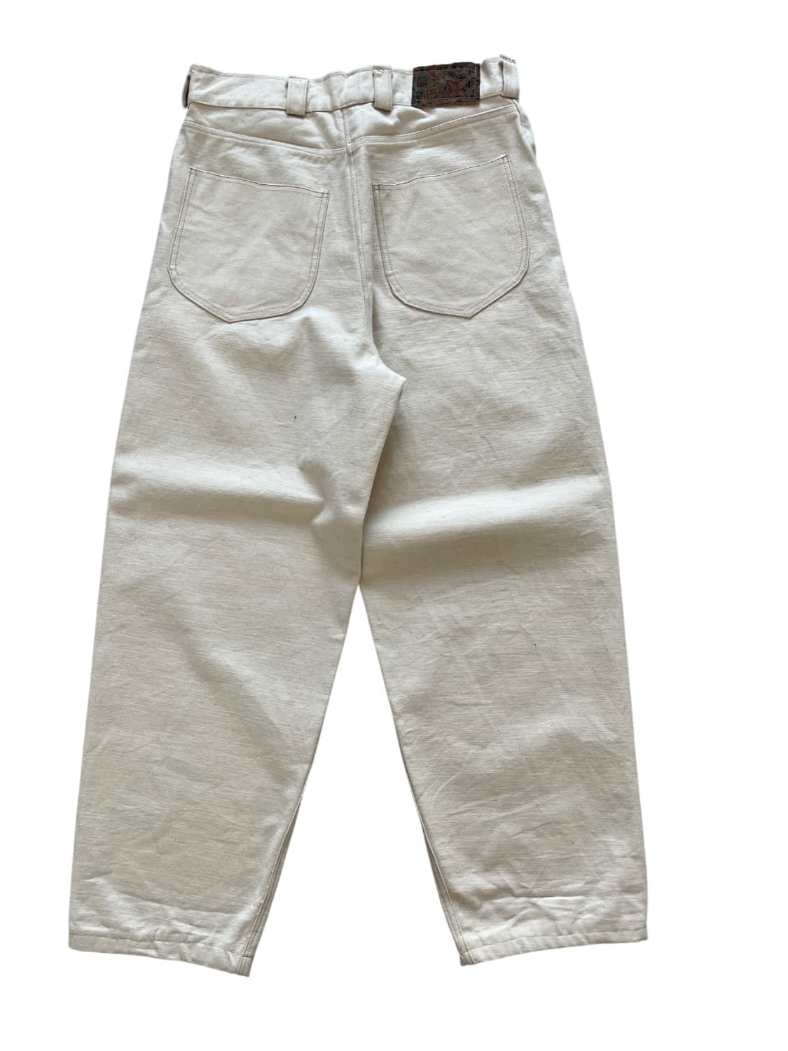 ethnic butten fly baggy selvedge denim 상품이미지3