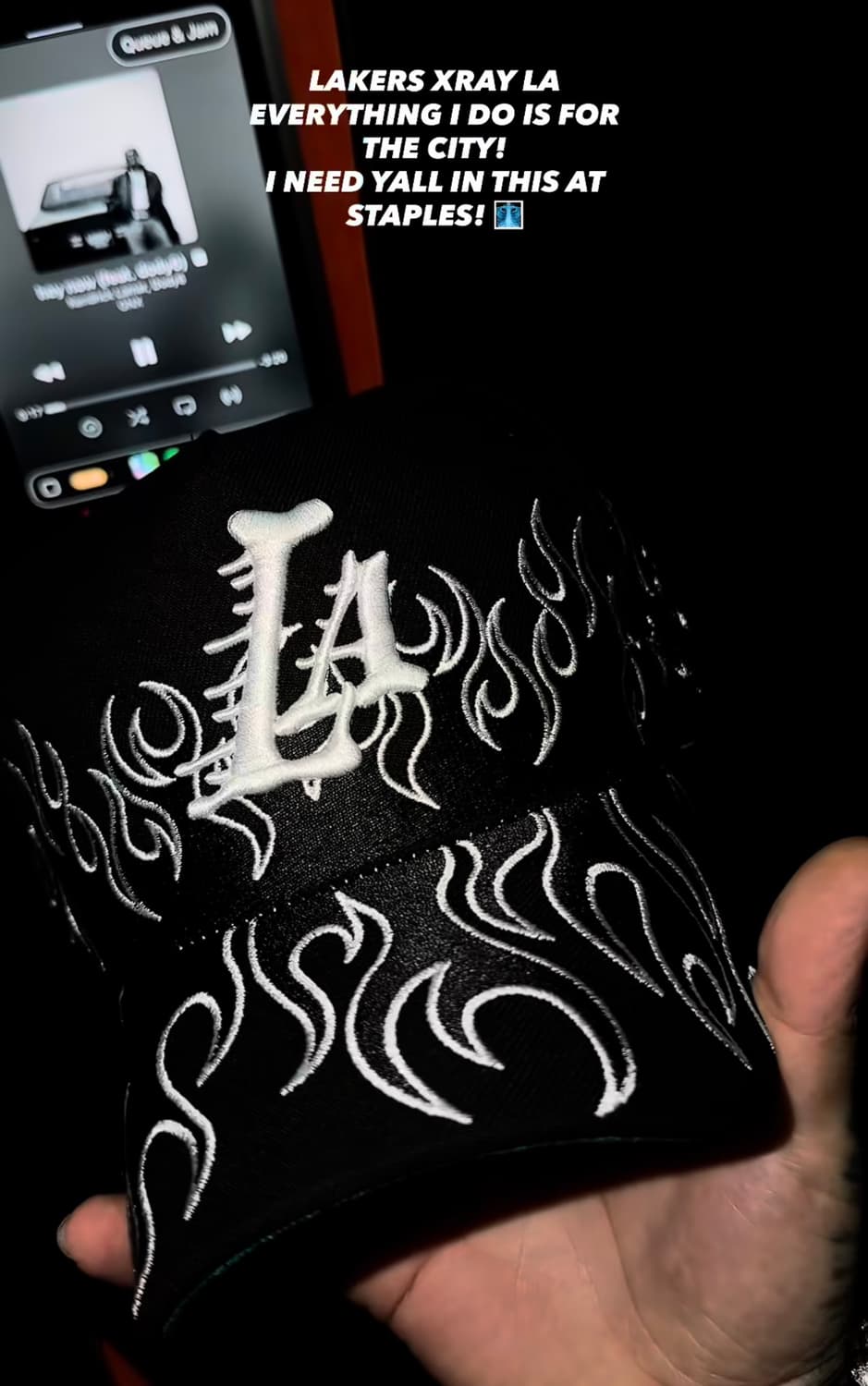 KILL THE HYPE 킬더하이프 레이커스 엑스레이 LA 플레임 스냅백 상품이미지9