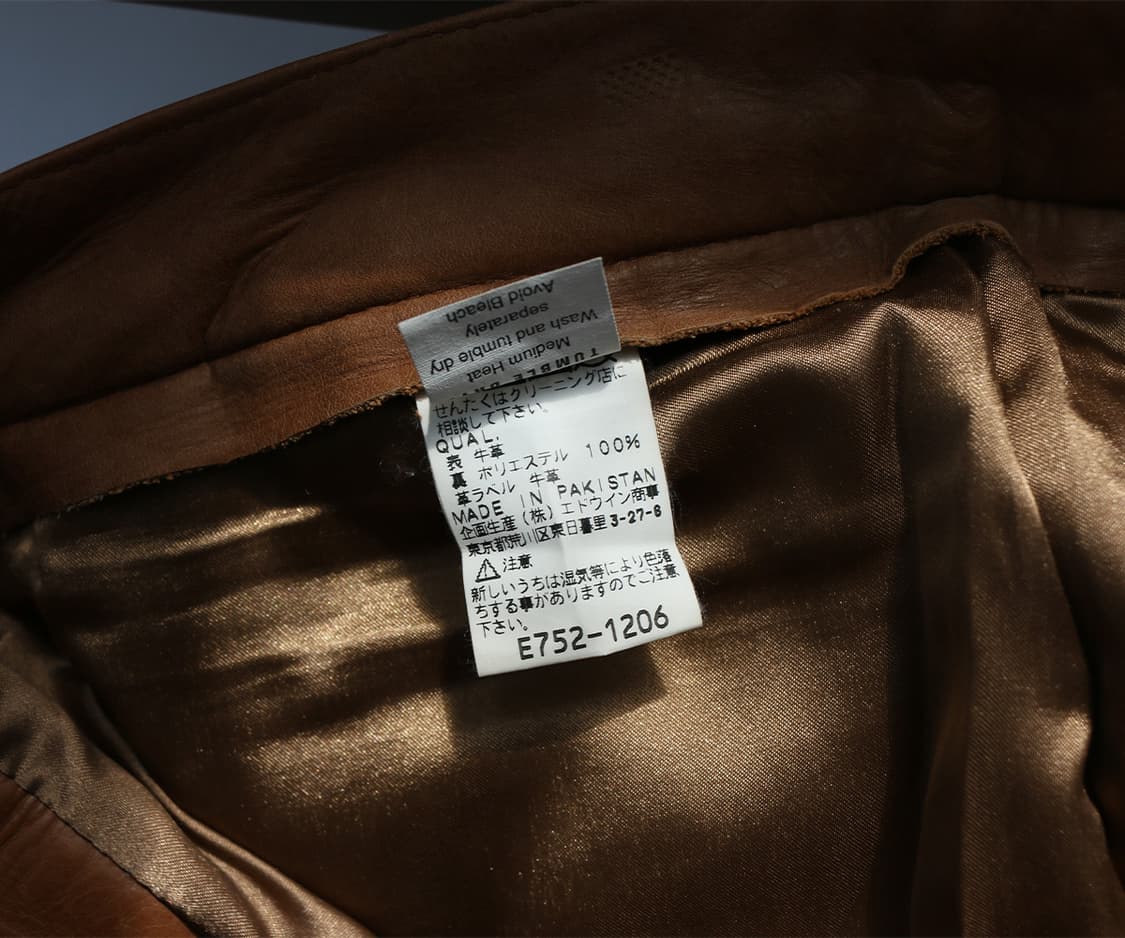 LEE 레더 부츠컷 팬츠 상품이미지10