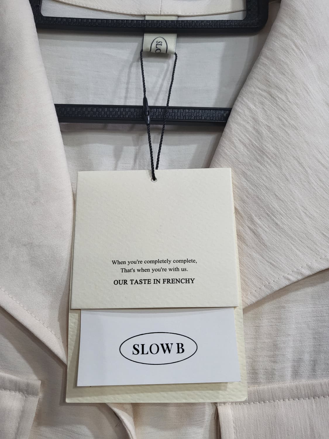 슬로우비 셔츠형 블라우스(새상품) 상품이미지6