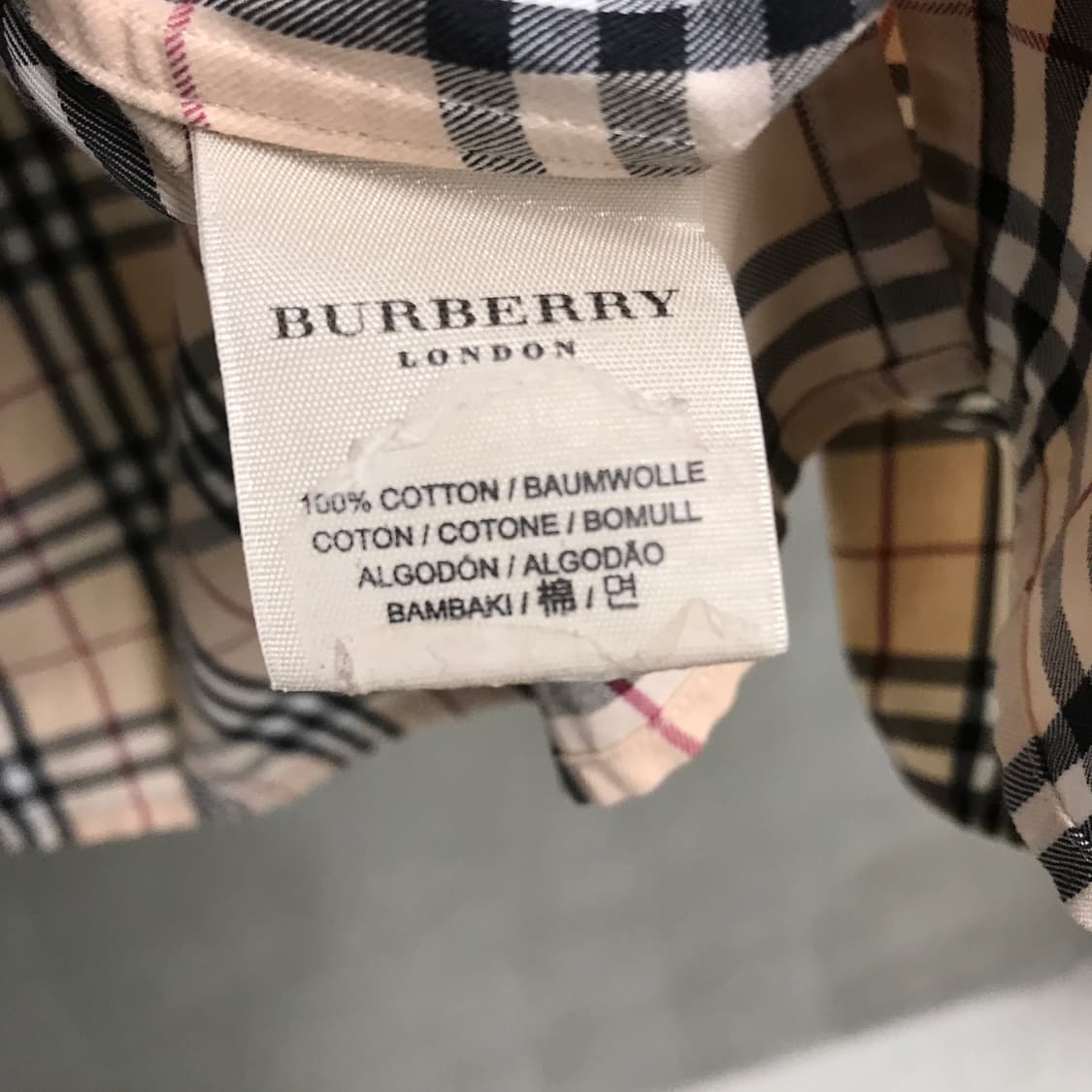 버버리 반팔 셔츠 L 상품이미지6