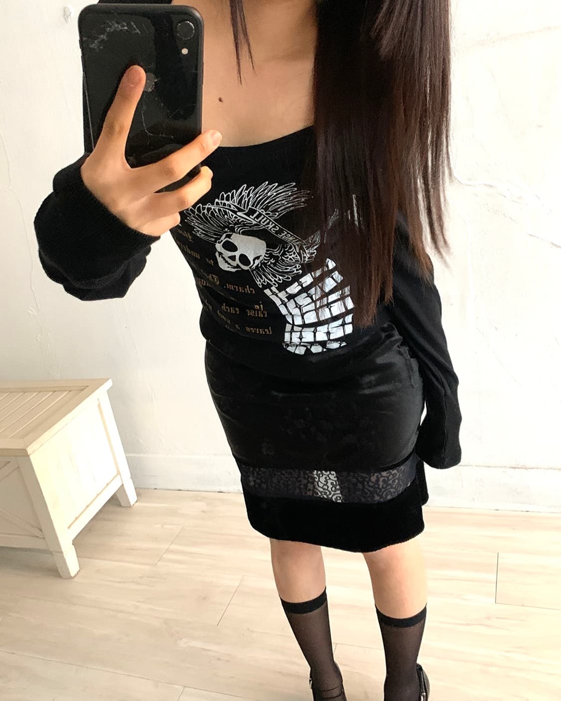 d.i.a skull print long-sleeve 상품이미지6