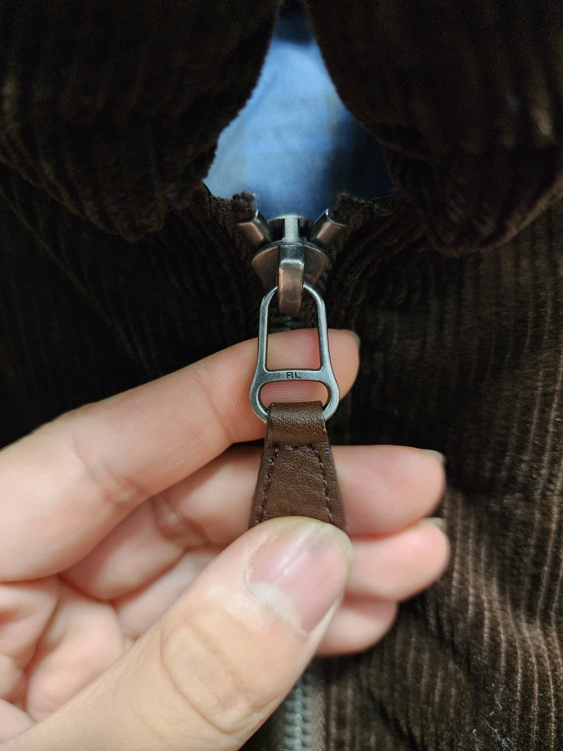 폴로스포츠 코듀로이 브라운 패딩 자켓 상품이미지4