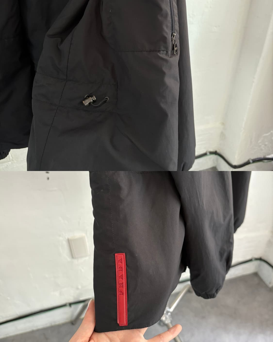 Prada Sport 프라다 스포츠 90‘s 후드 봄버 자켓 상품이미지10