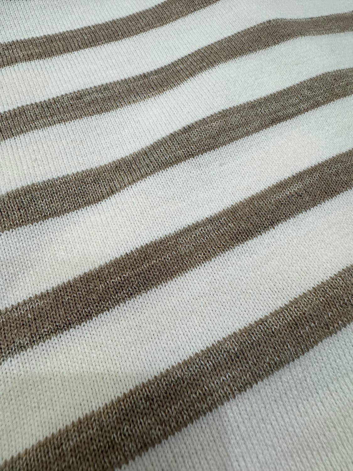 [M][100] 나나미카 페이퍼 니트 스트라이프 크루 상품이미지7