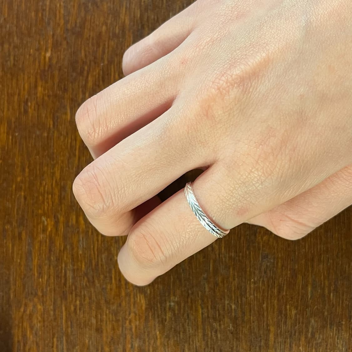 새상품 여성 오픈링 빗살 반지 은반지 실버링 상품이미지3