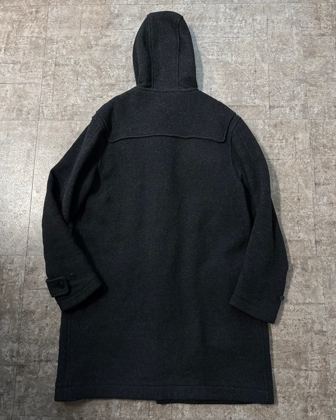 울 후드디 롱 더플 코트 상품이미지10