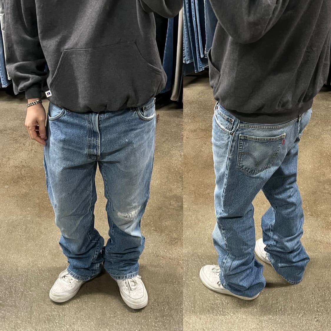 00s Levis517 리페어 데님 부츠컷 (35“) 상품이미지7