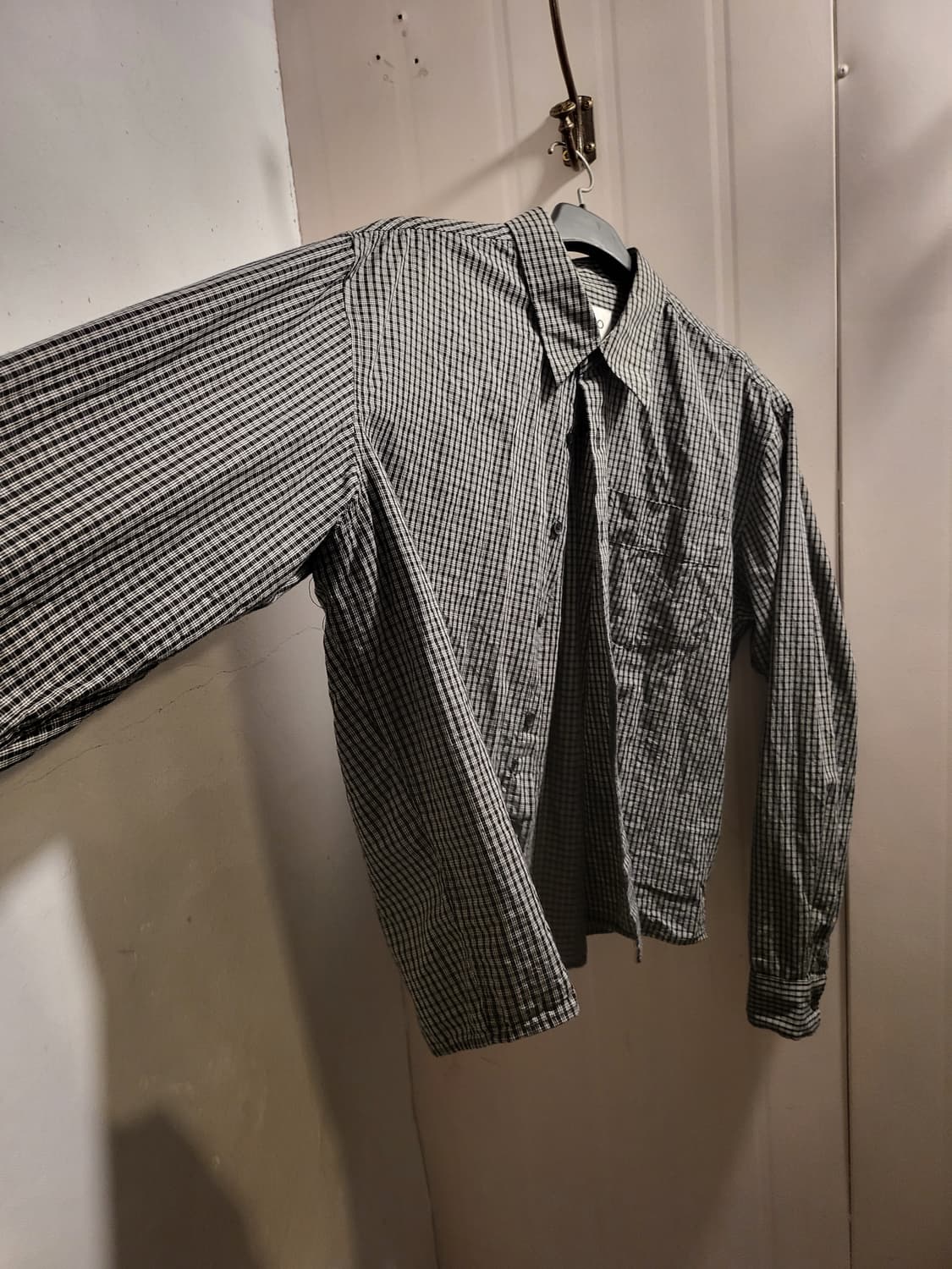 [L]INTEMPO 인템포무드 체크  셔츠 상품이미지3