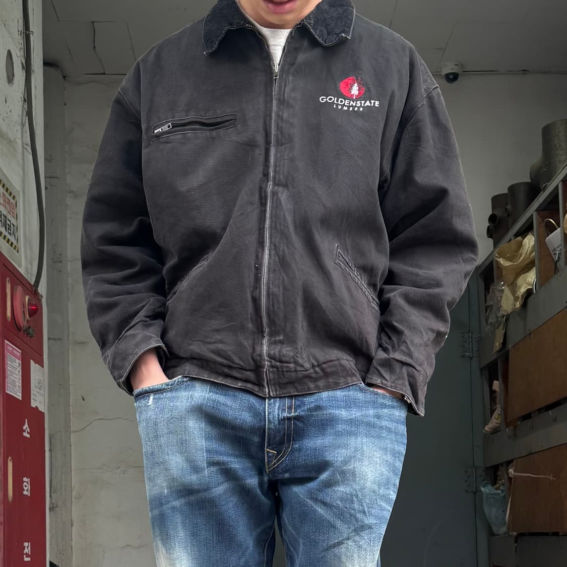 90‘s vtg 디트로이트 워크자켓 상품이미지1