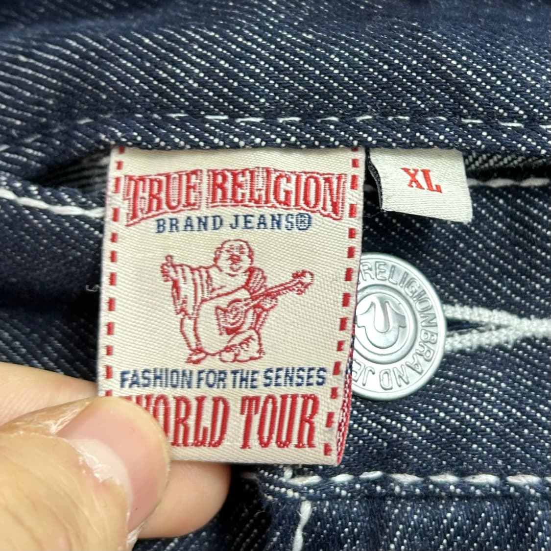 트루릴리전 세이프티 생지 데님 팬츠 상품이미지9