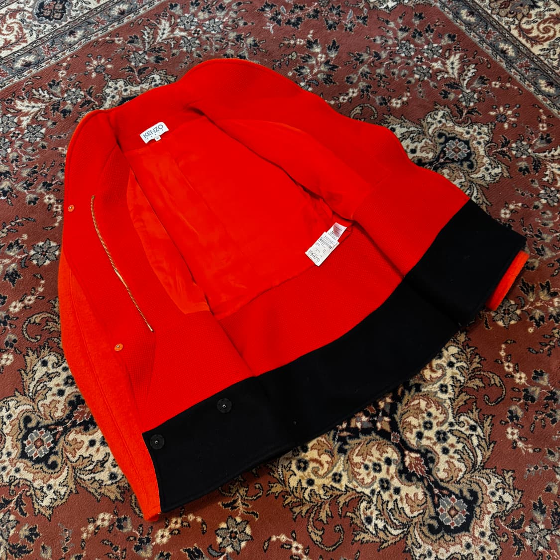 KENZO 겐조 부클레 울 자켓 (40) 숏 코트 상품이미지7