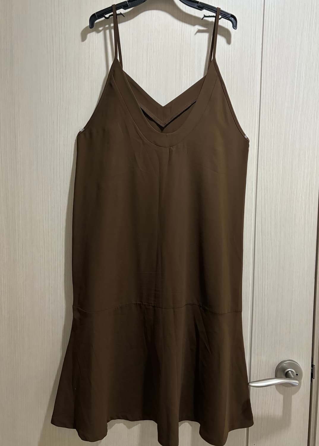 [새상품] 롱원피스 뷔스티에원피스 브라운 상품이미지2
