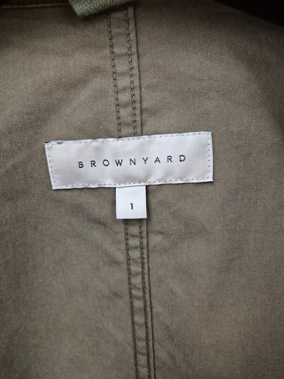 브라운야드 에센셜 파카 올리브색 1 상품이미지5