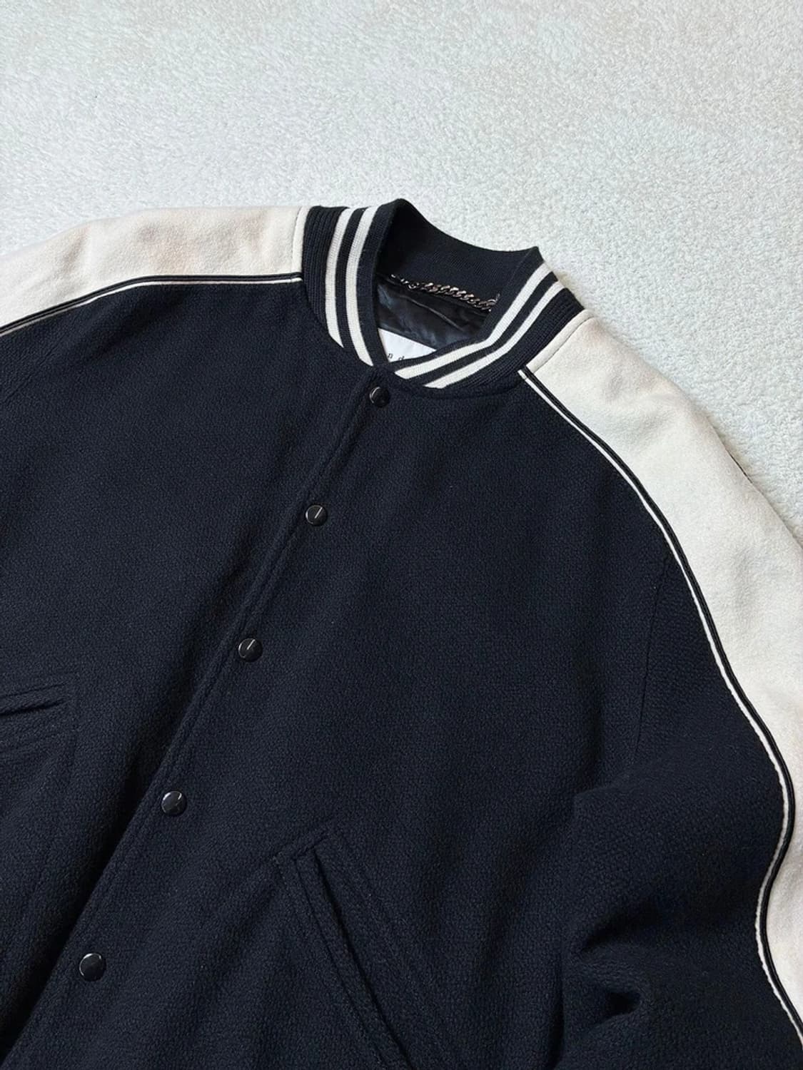 산드로옴므 테디 봄버 울 바시티 자켓 PN6524 상품이미지2