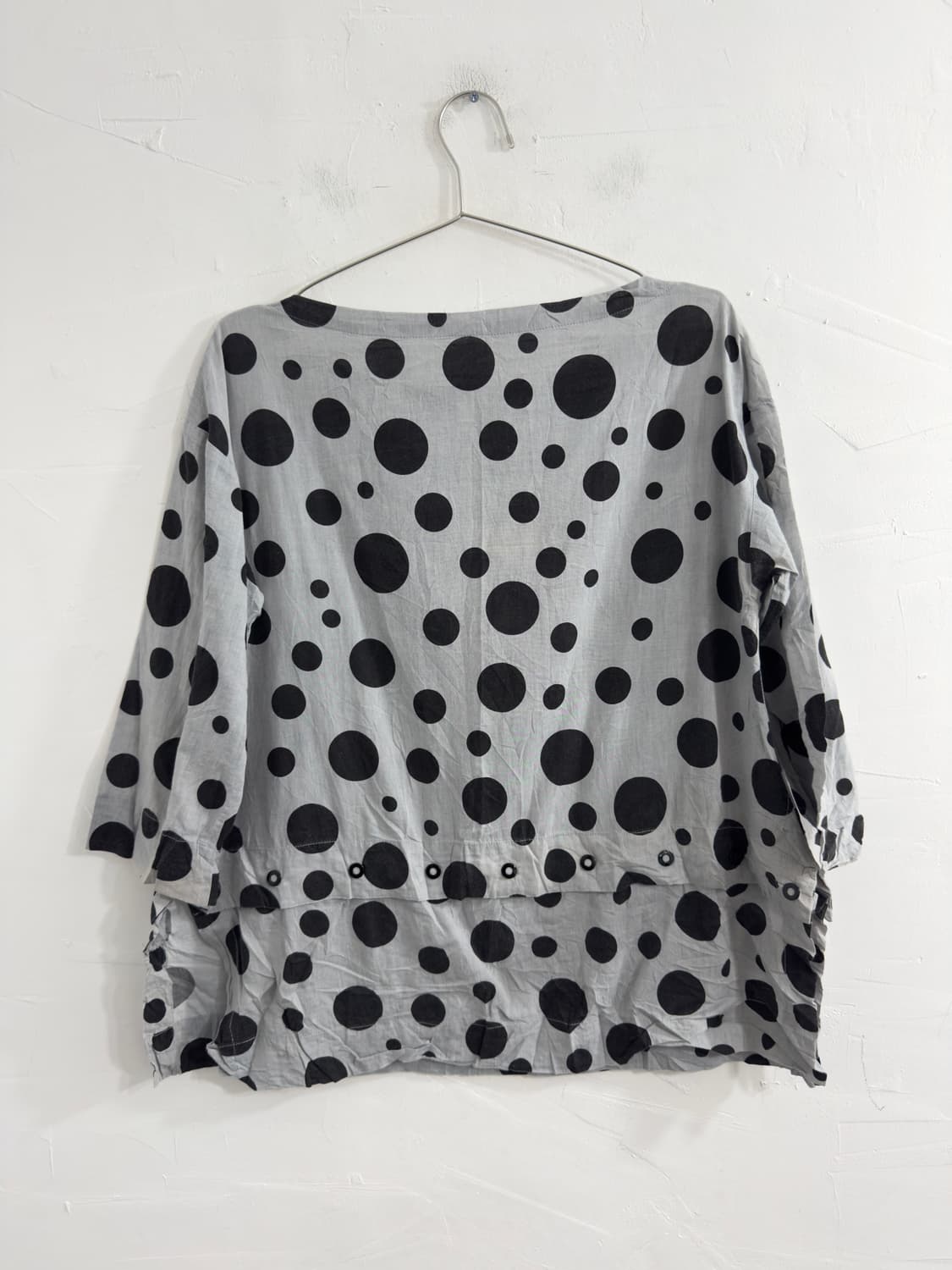 love paradise dot design blouse 상품이미지2