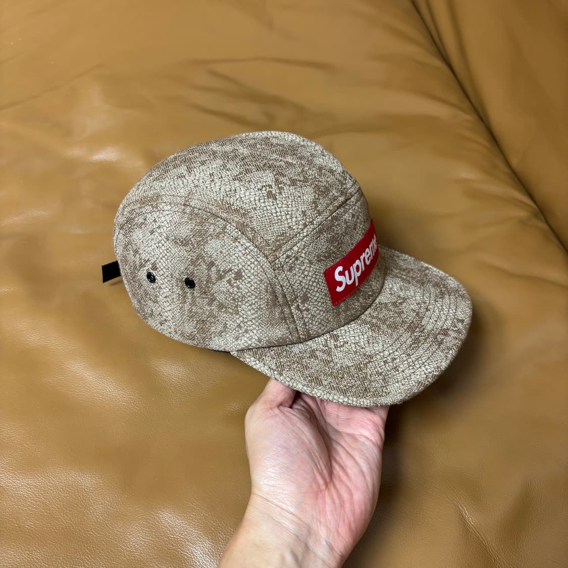 Supreme 슈프림 스네이크 캠프캡 모자 (Snake Skin) 상품이미지3