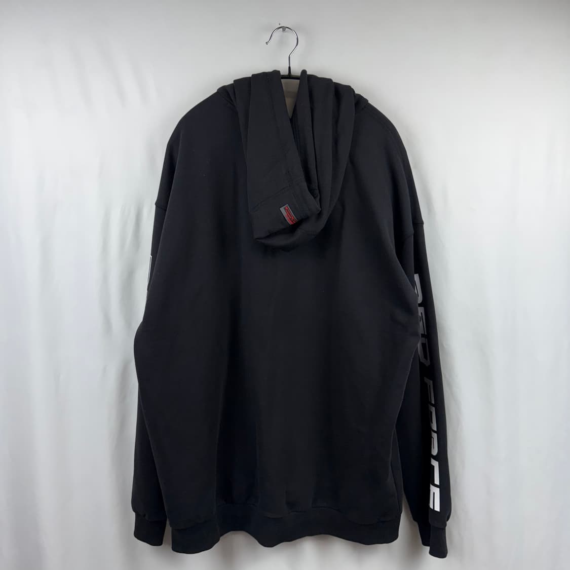 (2XL) 르꼬끄 레드포스 프린팅 후드 티 블랙 상품이미지5