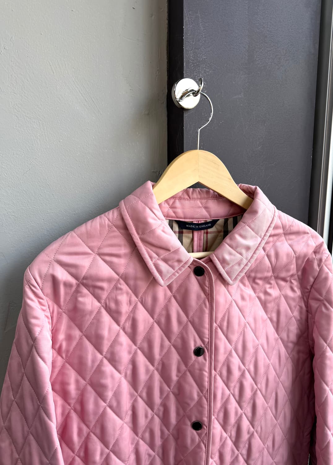 L/ 버버리 노바체크 퀄팅 패딩자켓 상품이미지3