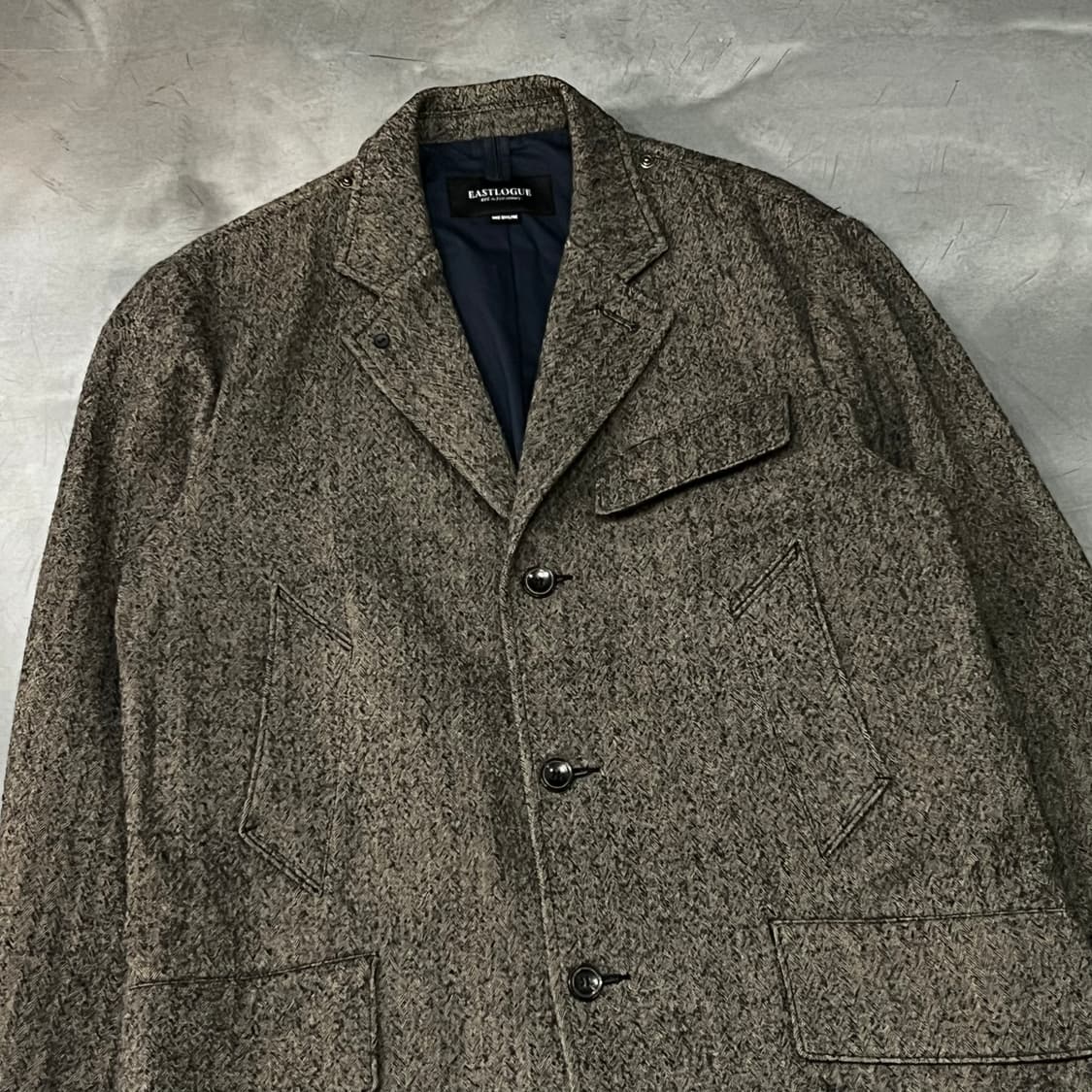  이스트로그 체스터필드 헤링본 코트 y14625 상품이미지3
