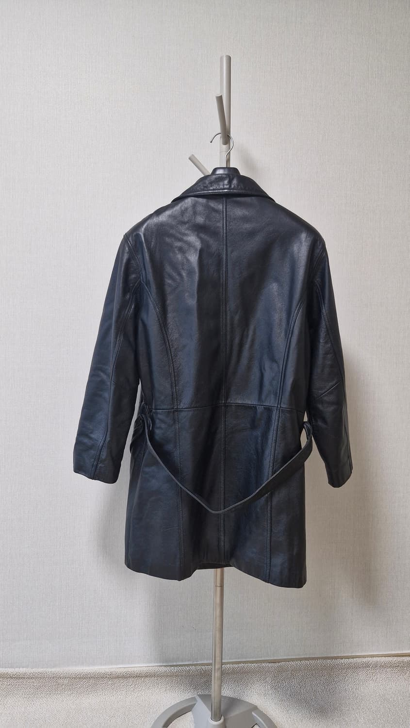 블랙 가죽 코트 105 xl 상품이미지1