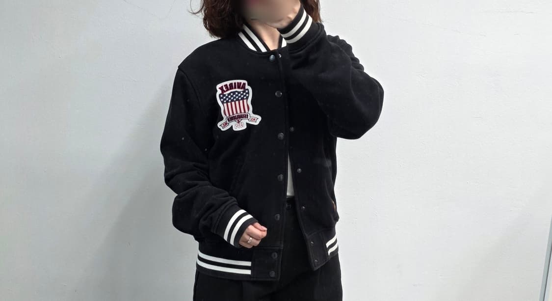 [프립]아비렉스 AVIREX 검정색 야구 점퍼 상품이미지3
