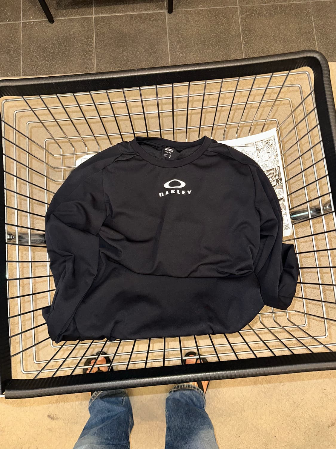 Oakley logo spotive running warm sleeve 상품이미지4