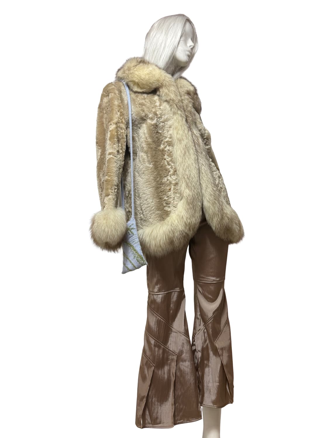 핀터레스트 무드 리얼 퍼 자켓 상품이미지4