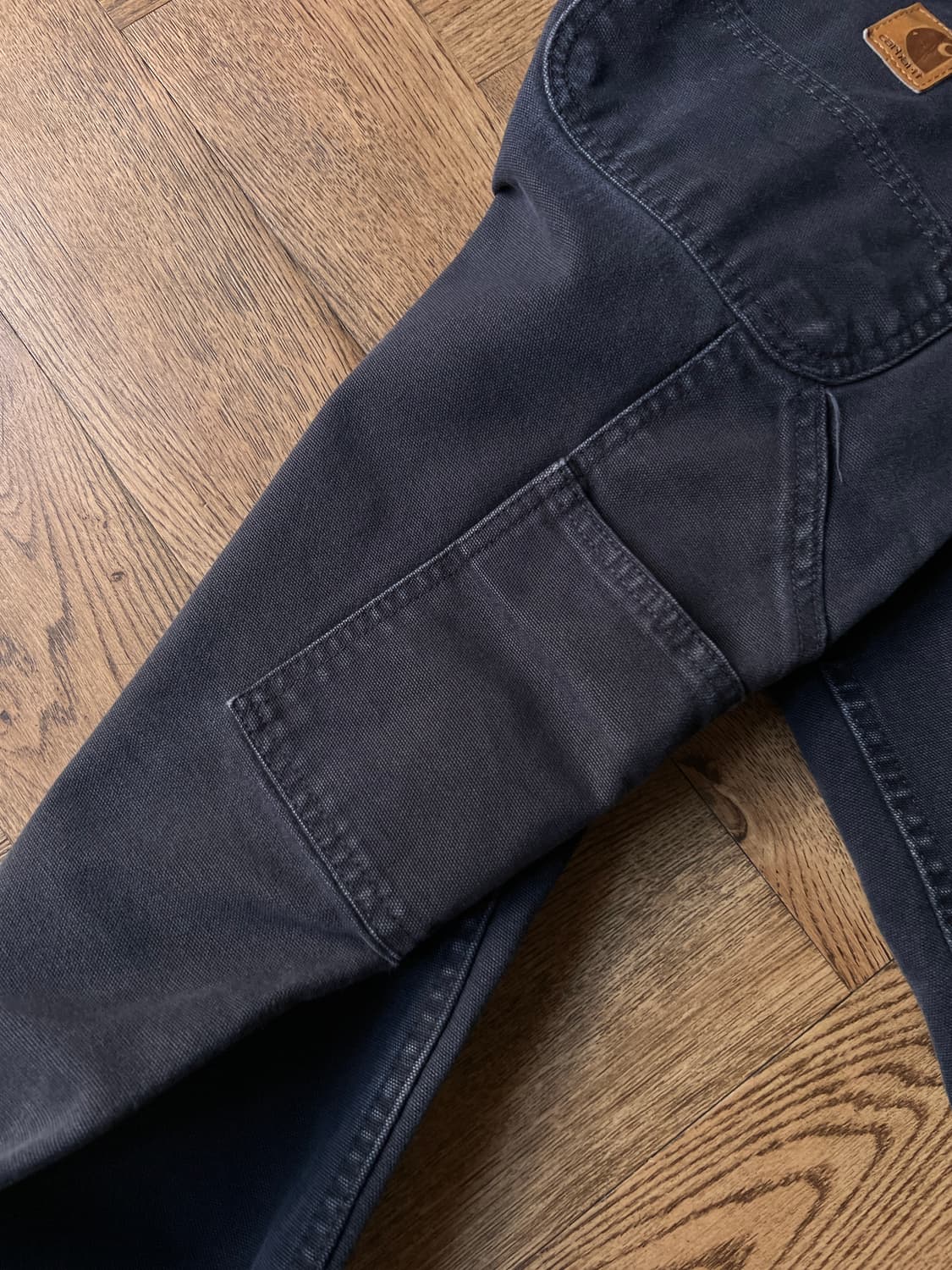 [36]칼하트 USA 미드나잇 네이비 싱글니 워크팬츠 상품이미지7