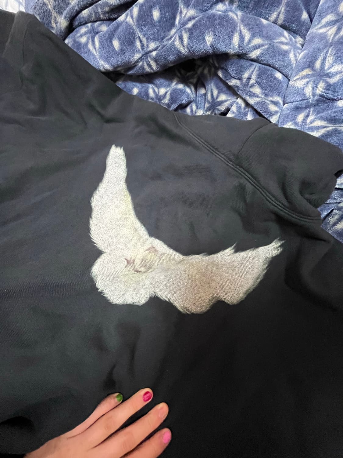 [L택포] 이지 갭 엔지니어드 바이 발렌시아가 도브 후드 워시드 블랙 상품이미지5