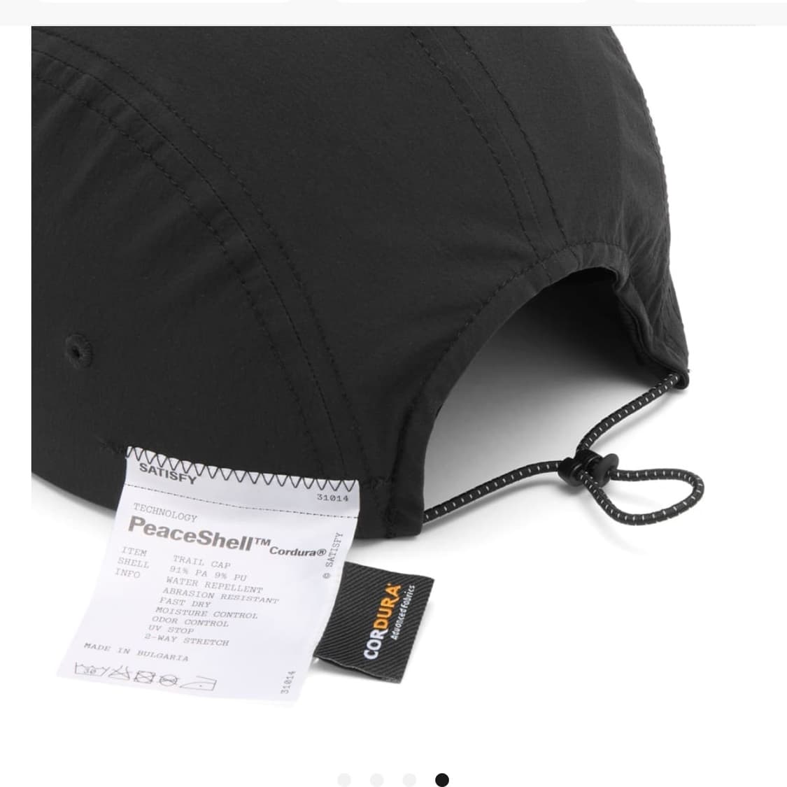 새티스파이 캡 SATISFY PEACESHELL TRAIL CAP 상품이미지2