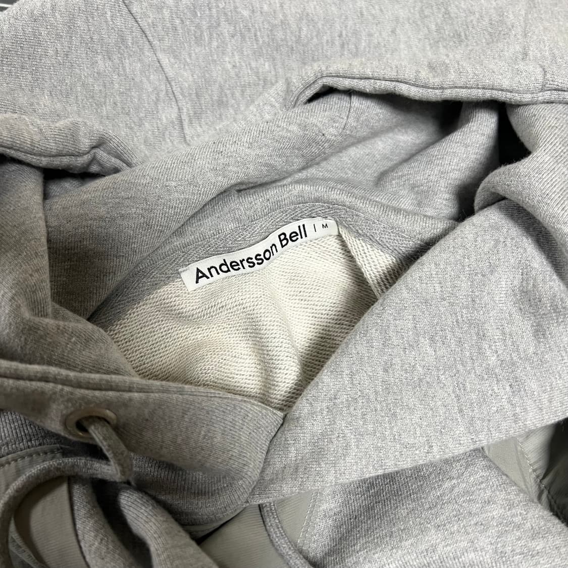 앤더슨벨 레글런 플래쉬 후디 그레이 M 상품이미지7