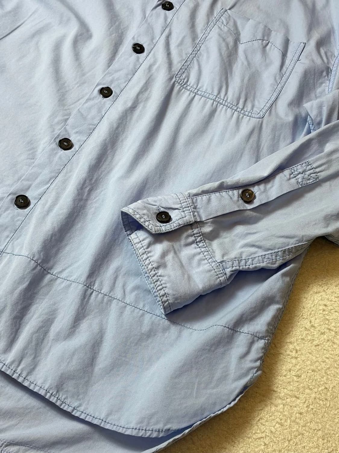 자라 x 아더에러 오버 스카이블루 셔츠 PN7327 상품이미지4