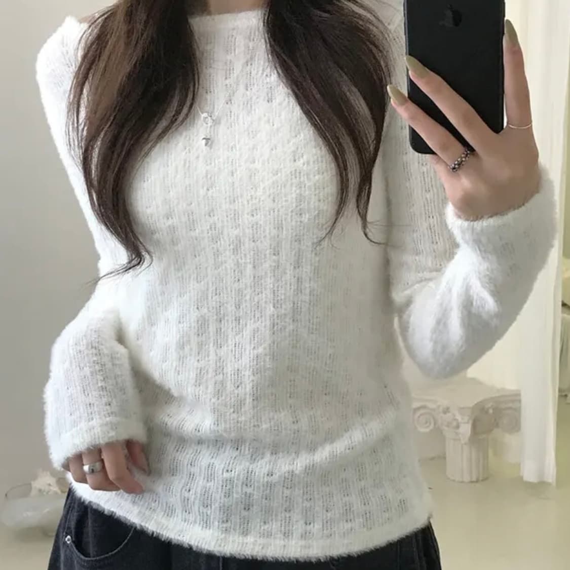 미니포에 소브레 니트 상품이미지1