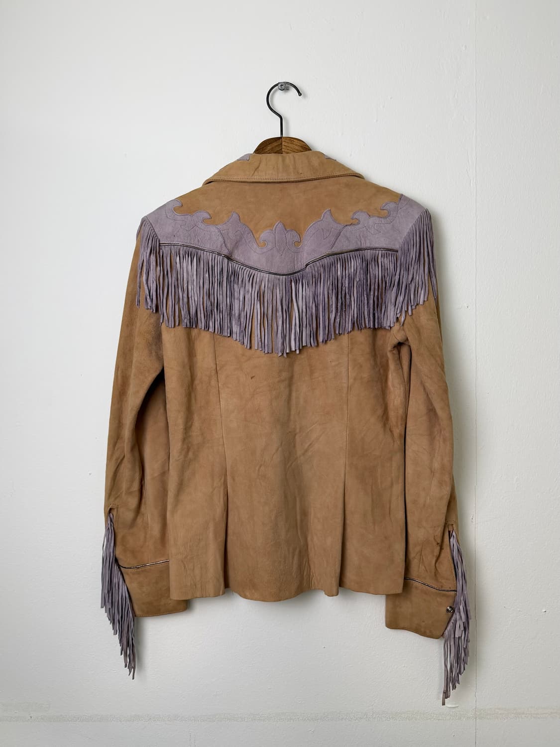 70s 빈티지 CHAR&SHER DESIGNS 디어 스킨 레더 재킷 상품이미지5