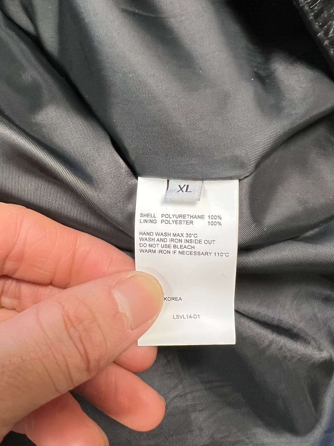 [XL] 비바스튜디오 비건레더 싱글 하프자켓 상품이미지4