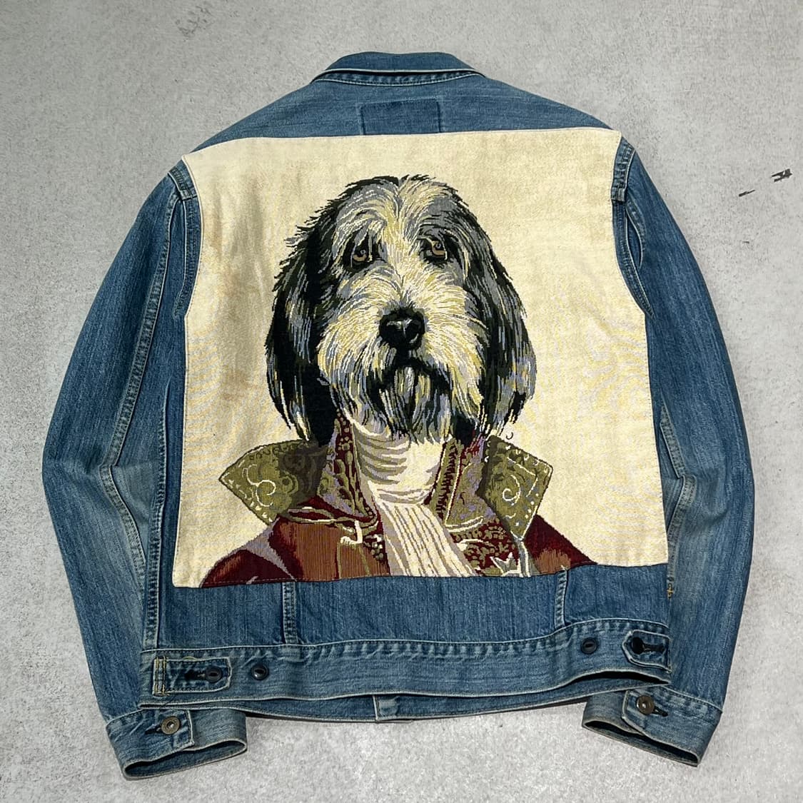 에드윈 자카드 데님 트러커자켓 s10746 상품이미지2