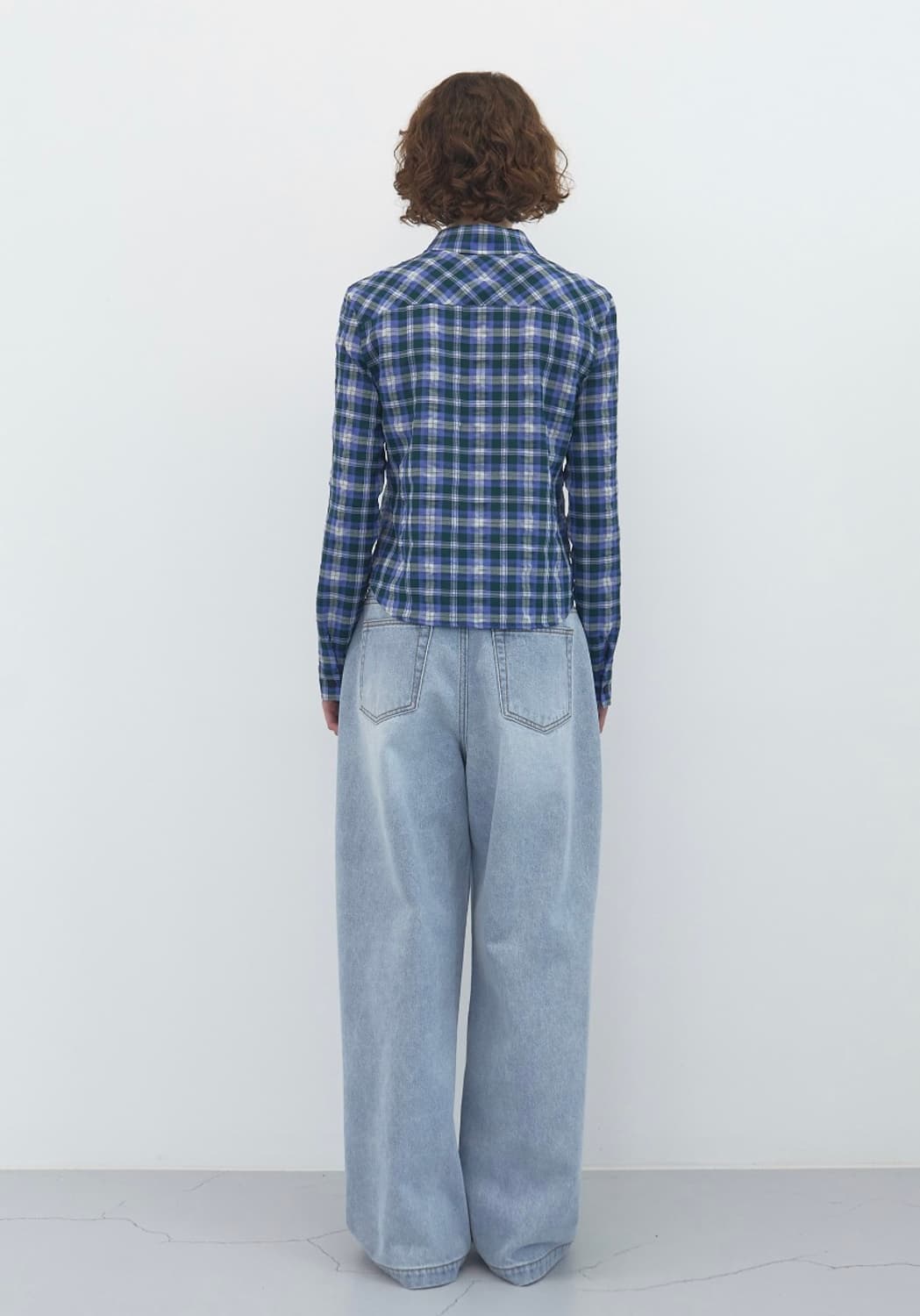 엔조플루스 체크 셔츠 상품이미지3