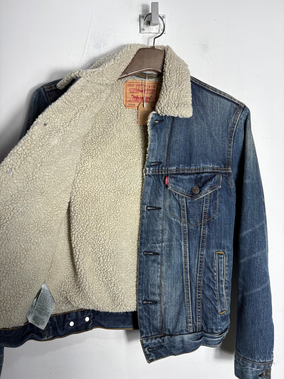 Levis 리바이스 시어링 카라 중청 데님 자켓 상품이미지3