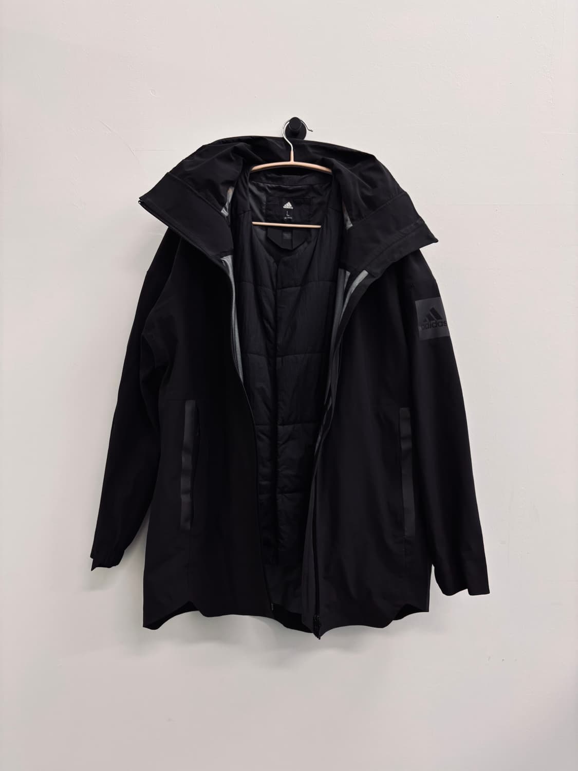 아디다스(Adidas) 마이쉘터 3-in-1 레인 자켓 & 패딩 베스트 상품이미지2