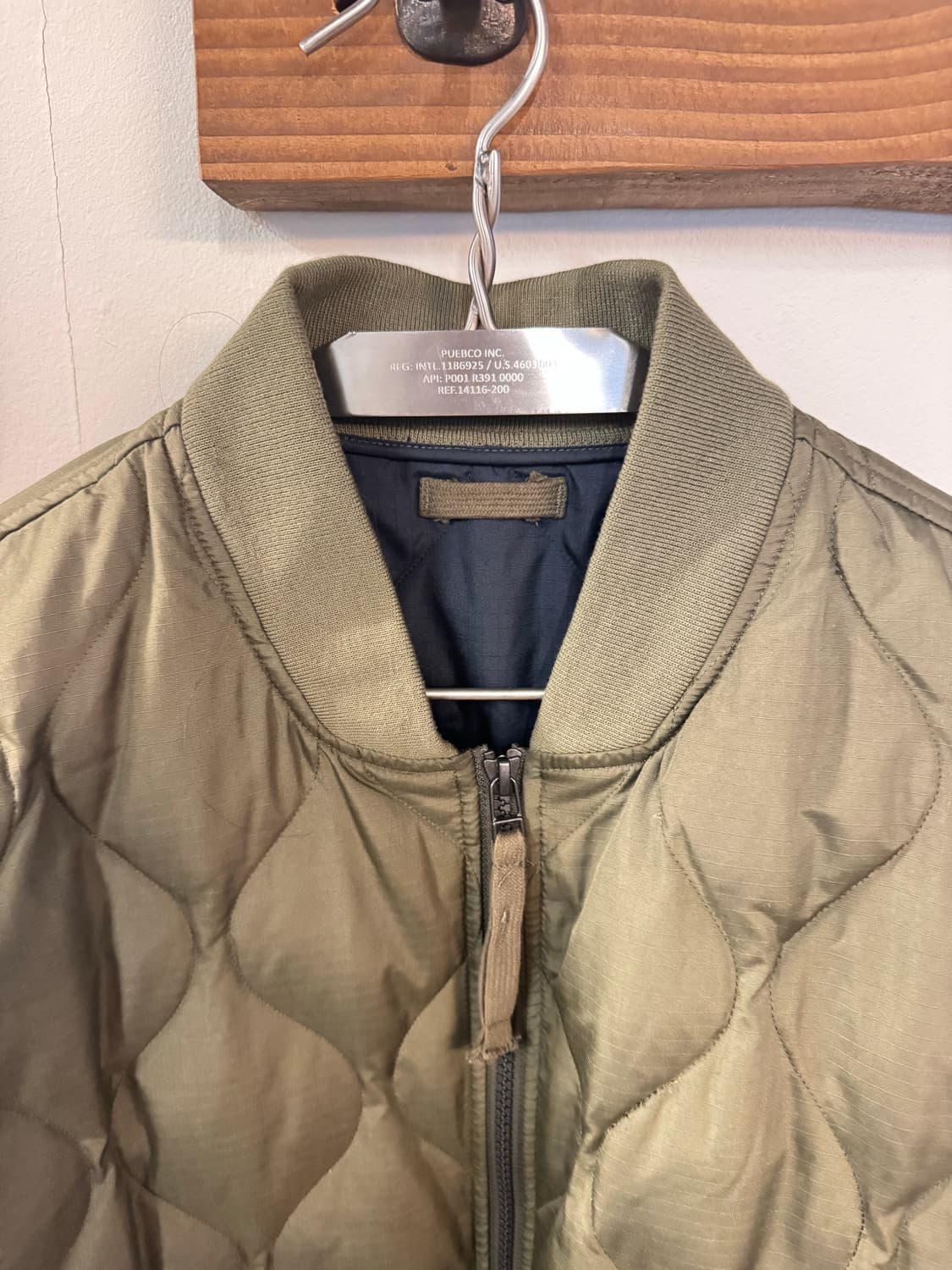 타이온 밀리터리 ma-1 다운자켓 올리브 xl 상품이미지2