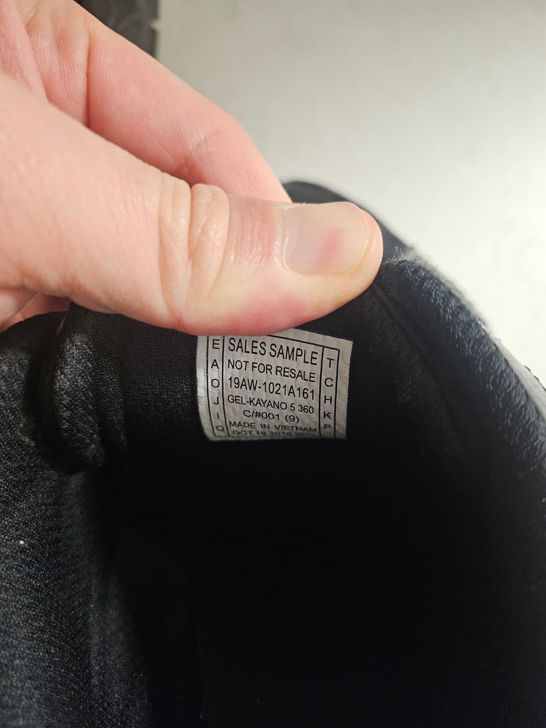 아식스 젤 카야노 19AW 한정샘플판 상품이미지6