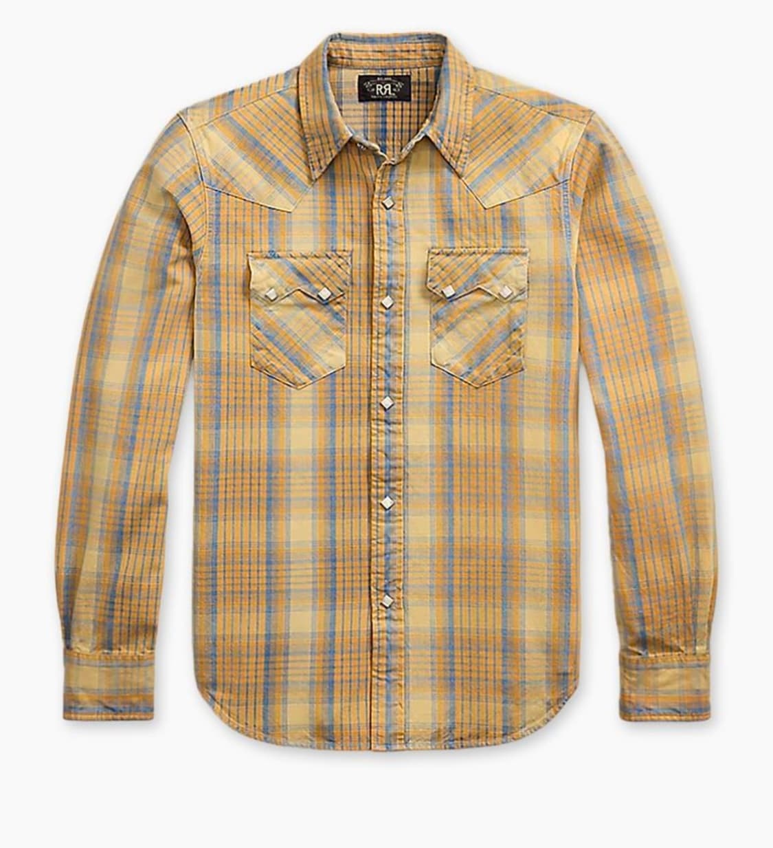 RRL 슬림핏 체크 웨스턴 셔츠 상품이미지1