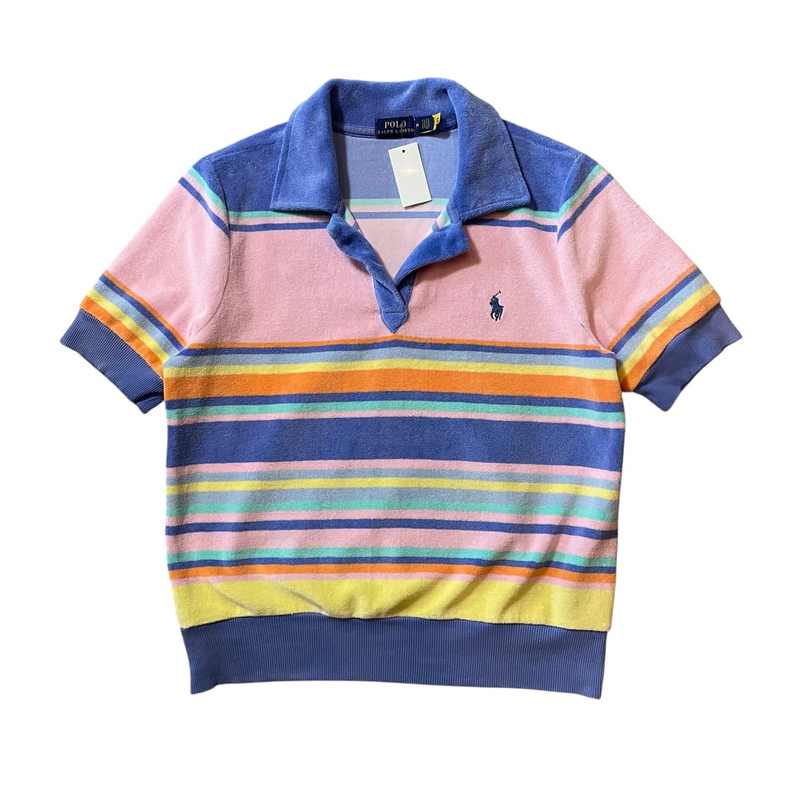 폴로 스트라이프 테리 카라티 상품이미지1