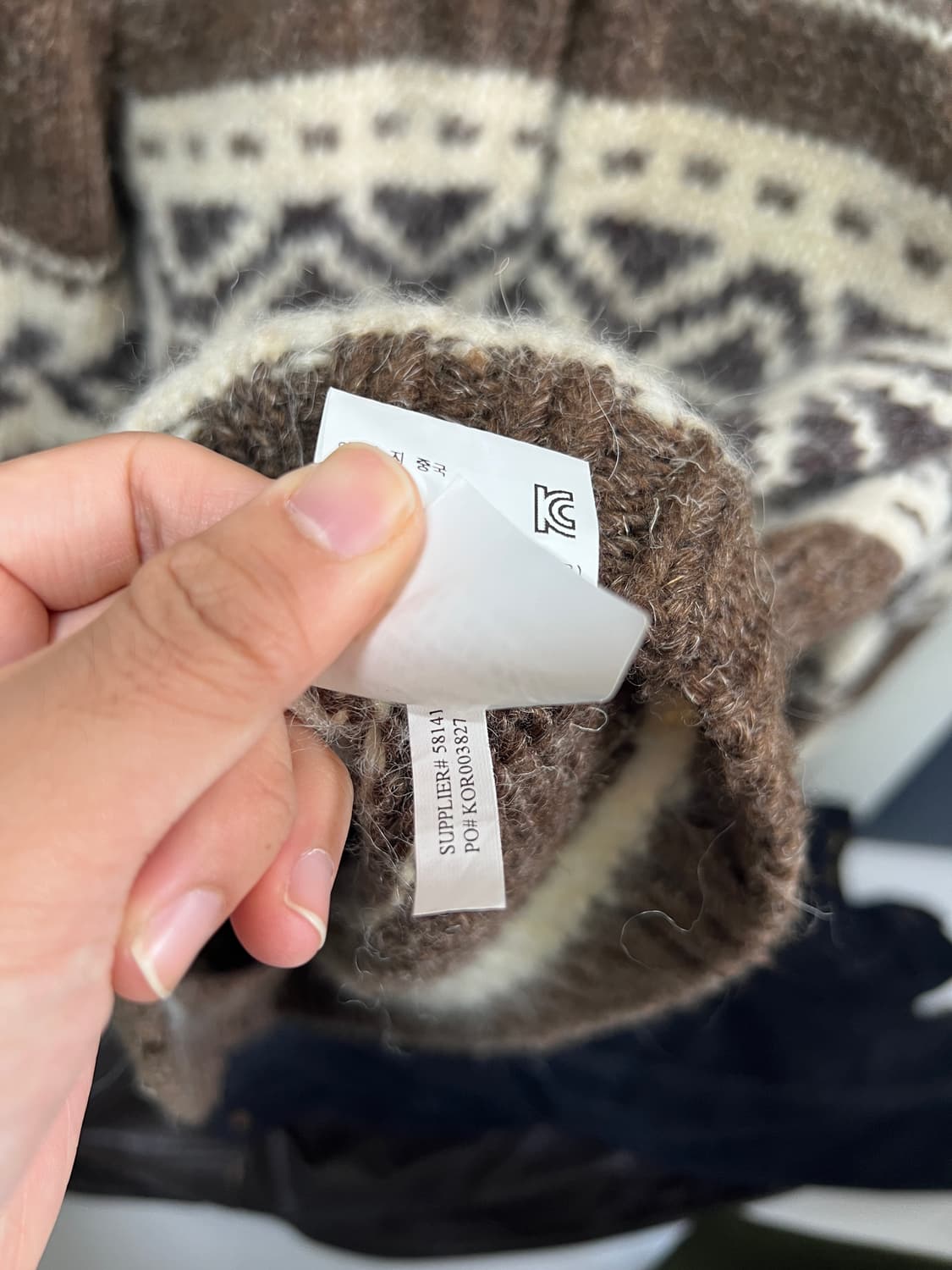 택포6.5) 데님앤서플라이 랄프로렌 코위찬 가디건 니트 상품이미지5