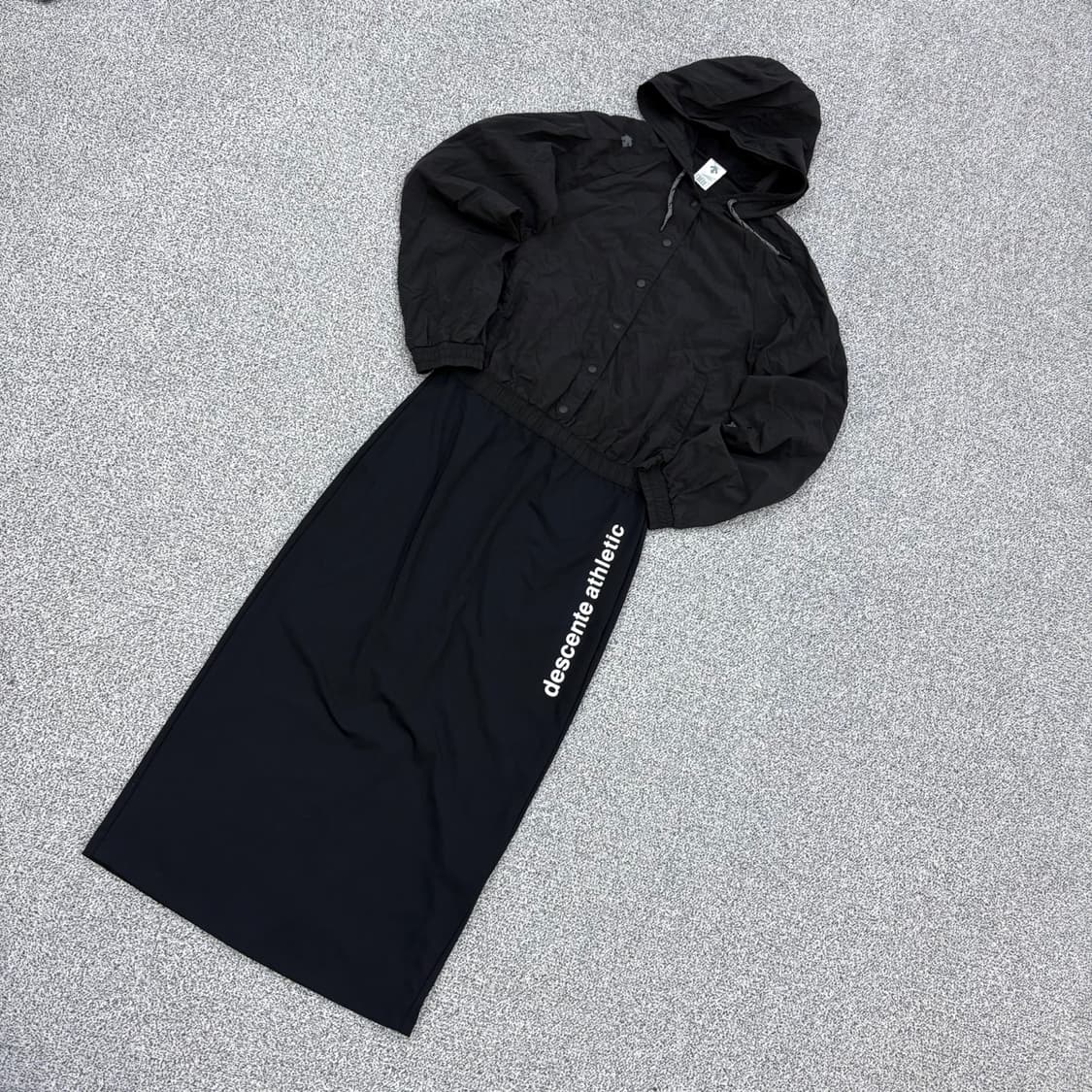 90 데상트 후드 원피스 0427J 상품이미지1