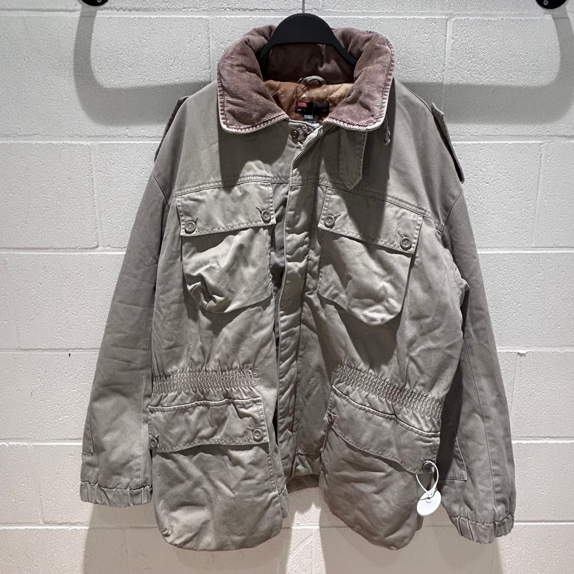 Diesel Light Grey Safari Jacket 상품이미지5