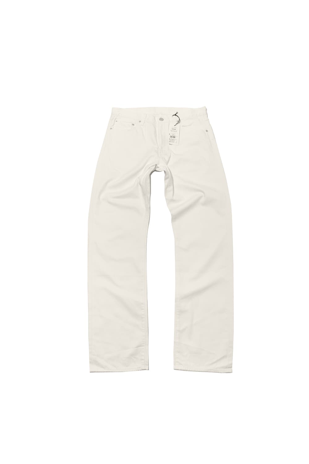 MUJI 미사용 재생코튼 혼방 5포켓 팬츠 size 32 상품이미지4