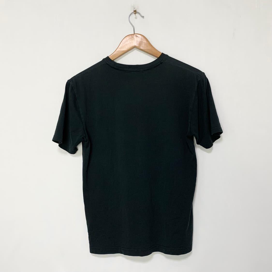 버버리 블랙라벨 라운드넥 프린팅 반팔 티셔츠 블랙 남녀공용 상품이미지5