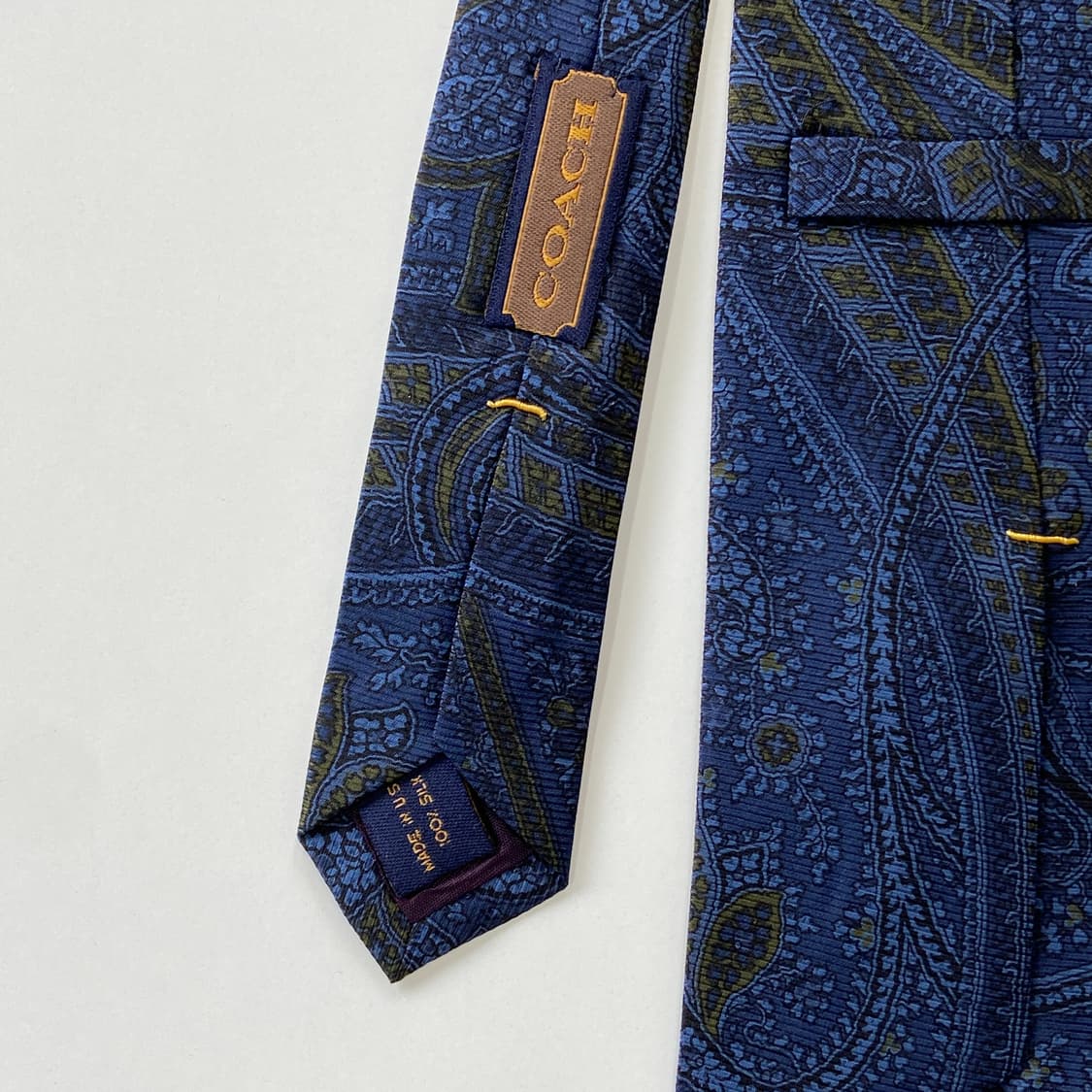 코치 (COACH) 명품 정품 페이즐 넥타이 상품이미지5